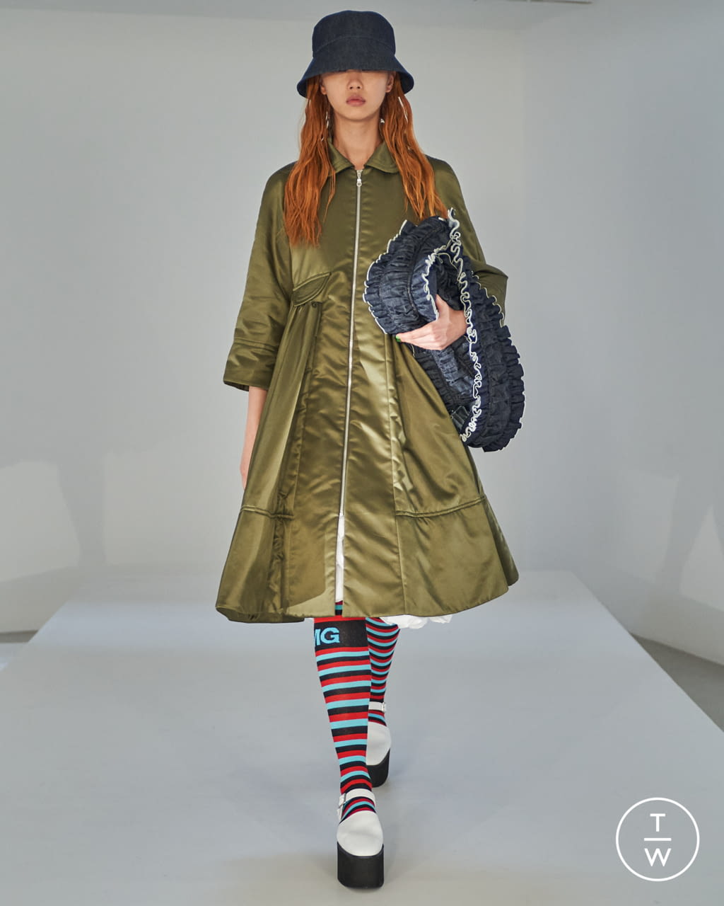 Fashion Week London Spring/Summer 2022 look 22 from the Molly Goddard collection womenswear