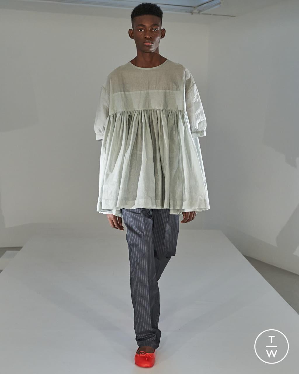 Fashion Week London Spring/Summer 2022 look 31 from the Molly Goddard collection womenswear
