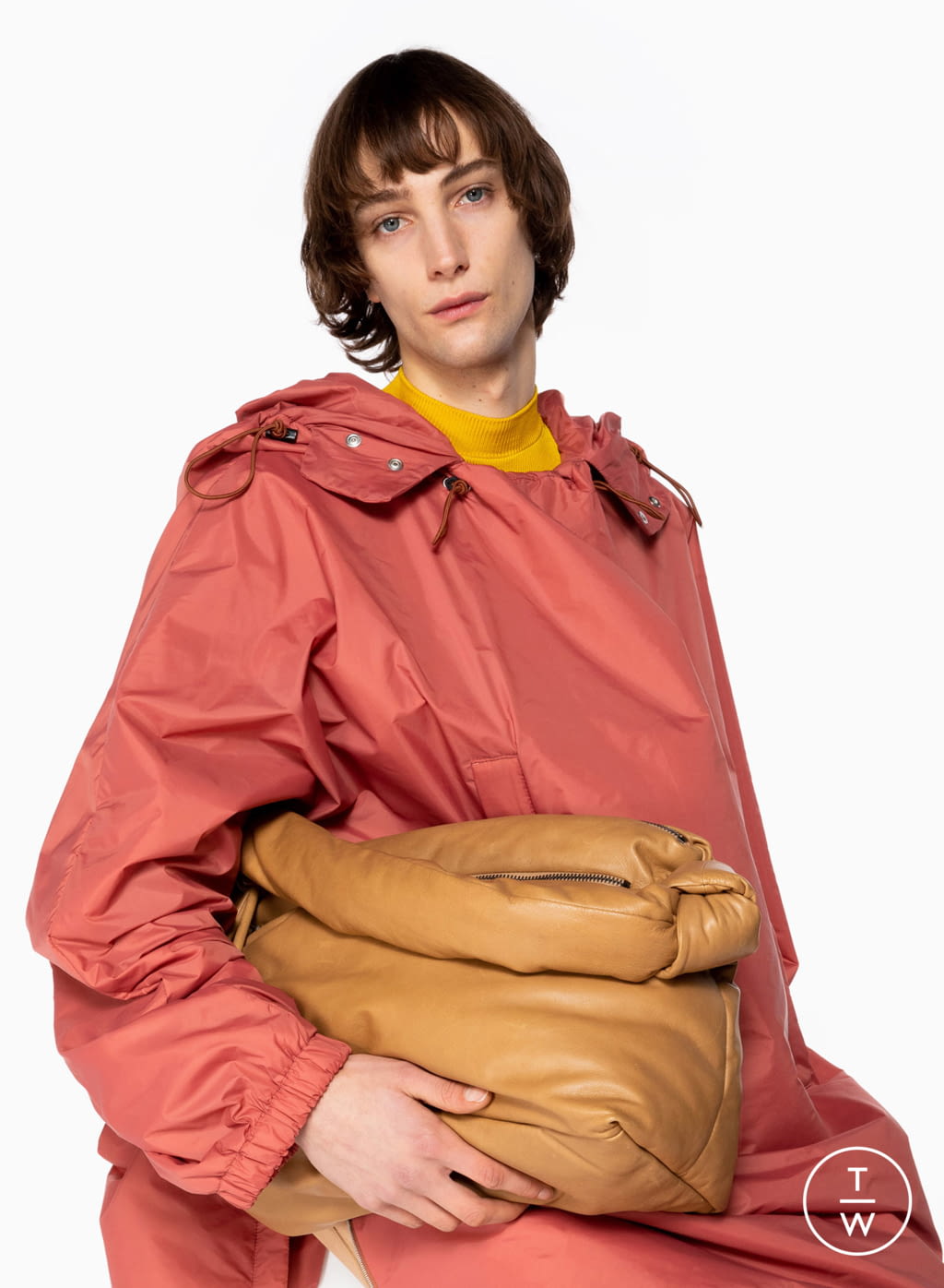 Fashion Week Paris Fall/Winter 2021 look 11 from the Dries Van Noten collection menswear accessories