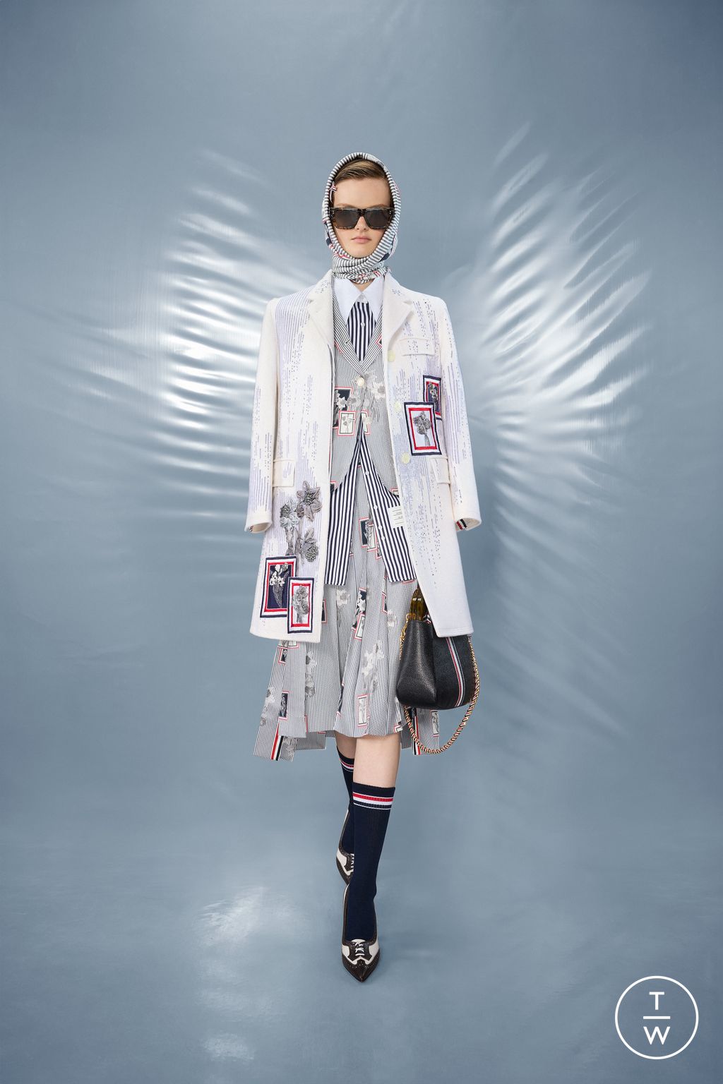 Fashion Week New York Resort 2025 look 22 de la collection Thom Browne womenswear