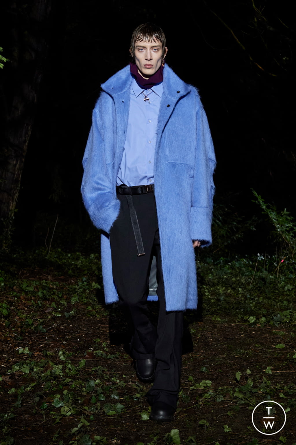 Fashion Week Paris Fall/Winter 2021 look 25 de la collection Wooyoungmi menswear