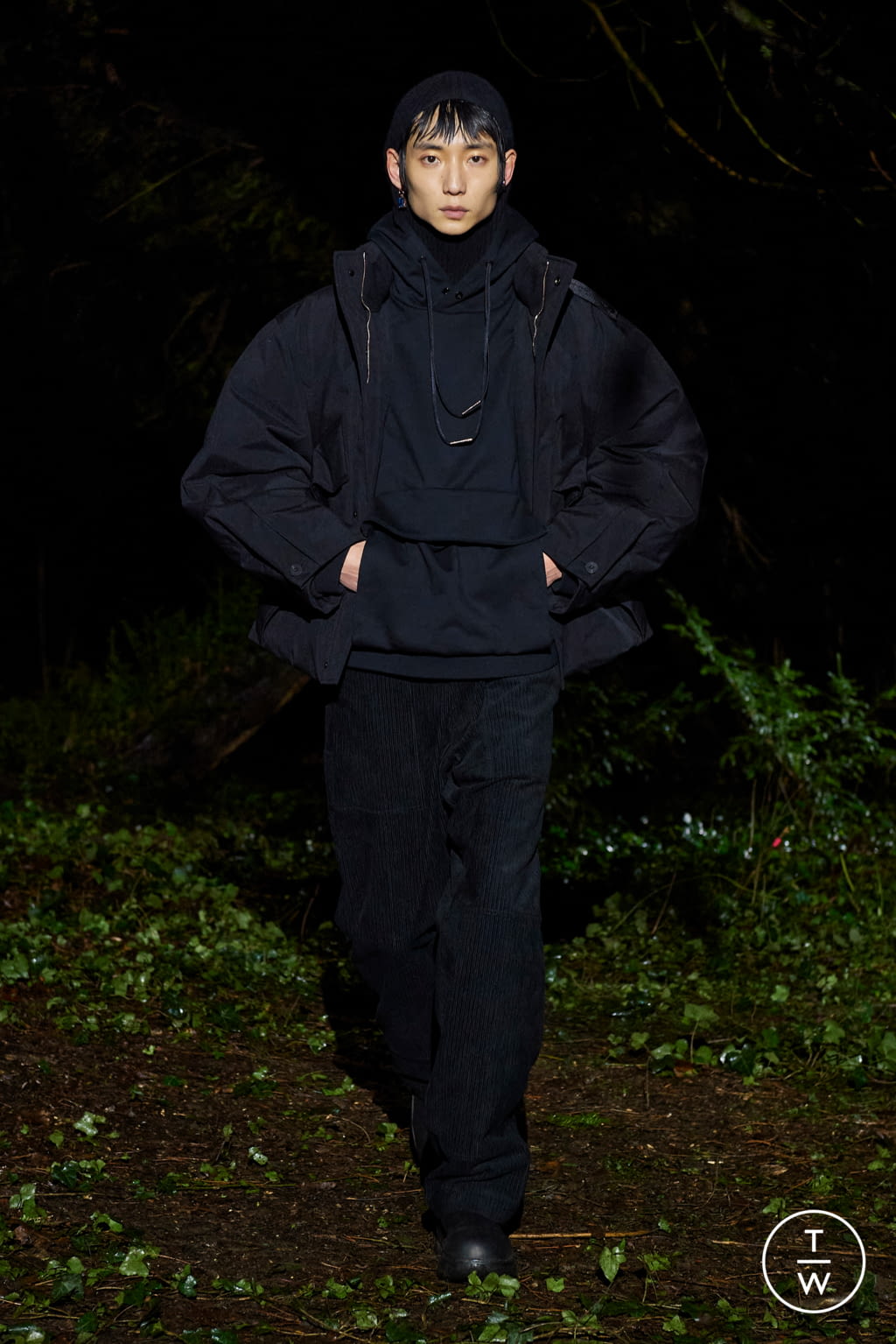 Fashion Week Paris Fall/Winter 2021 look 46 from the Wooyoungmi collection menswear