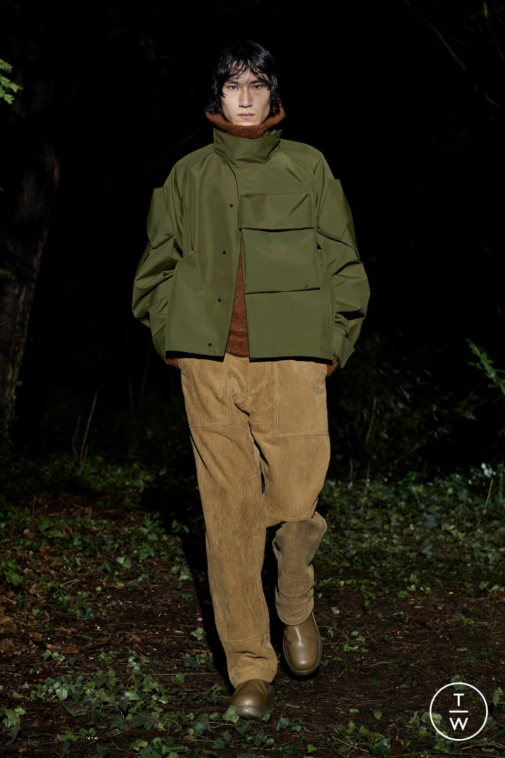 Fashion Week Paris Fall/Winter 2021 look 51 from the Wooyoungmi collection menswear