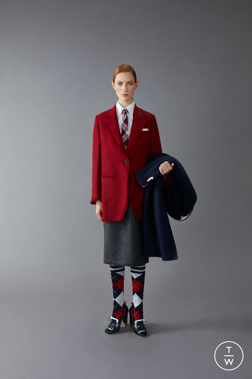 Fashion Week Paris Pre-Fall 2020 look 22 from the Thom Browne collection womenswear