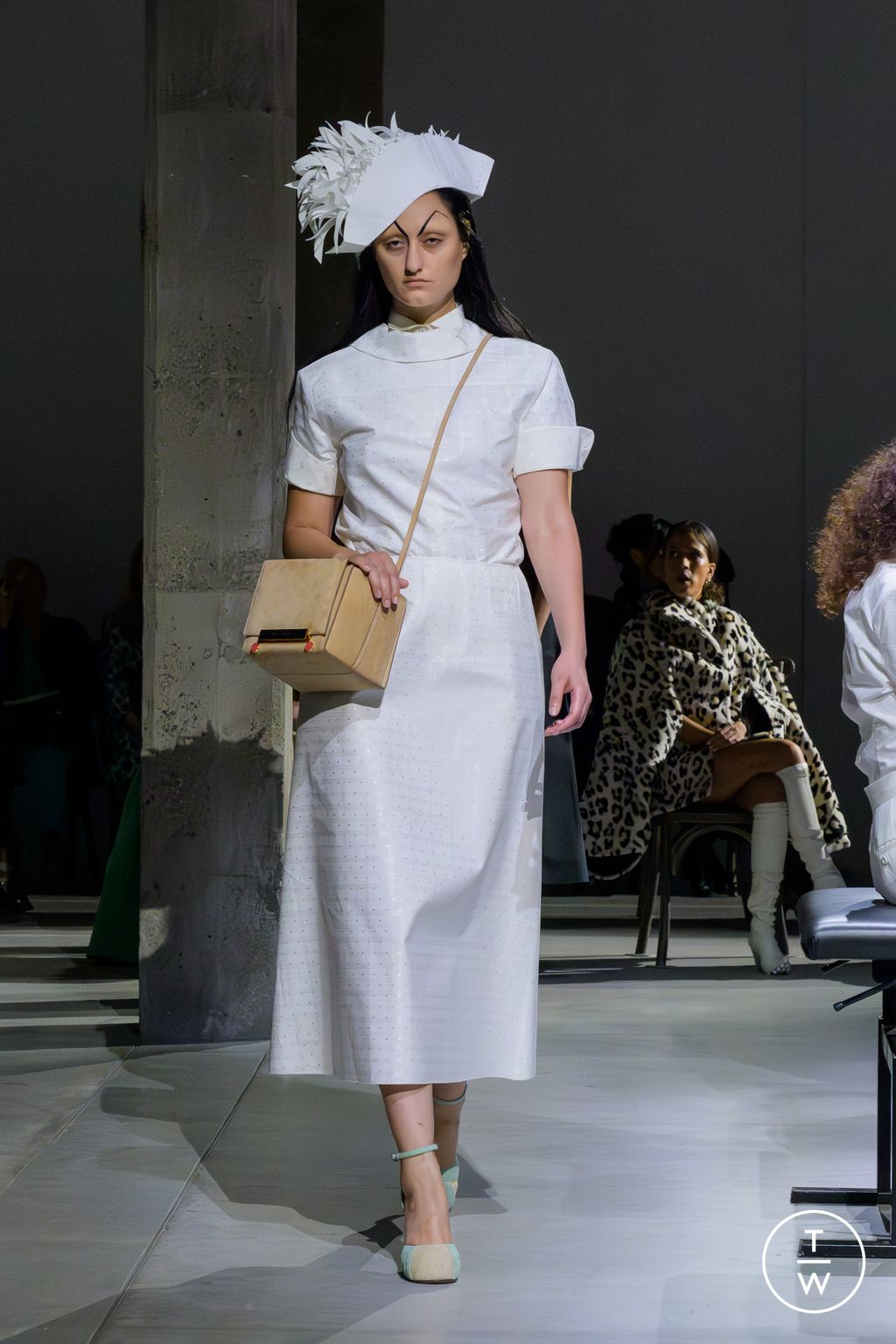 Fashion Week Milan Spring-Summer 2025 look 22 from the Marni collection womenswear