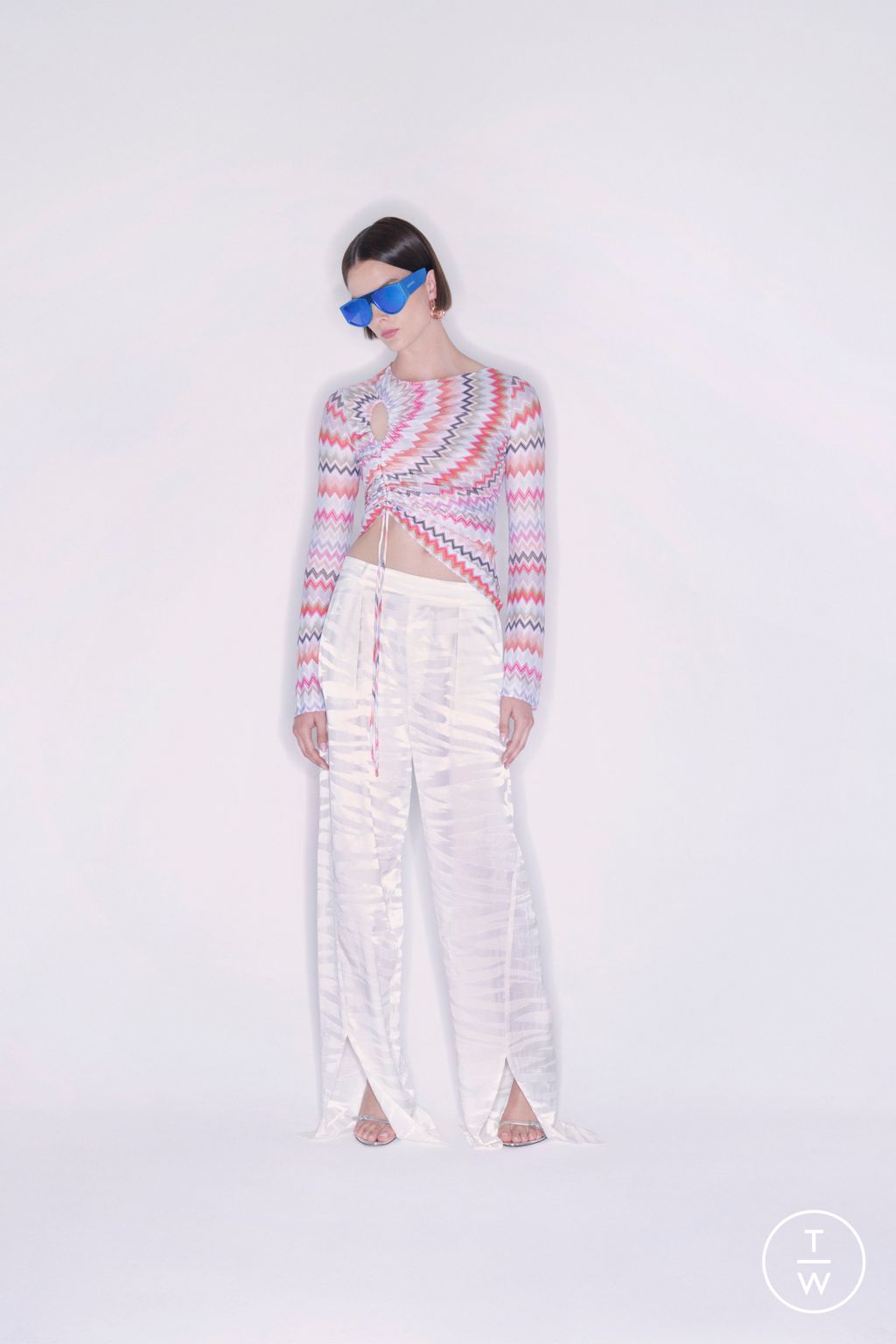 Fashion Week Milan Resort 2024 look 22 from the Missoni collection 女装