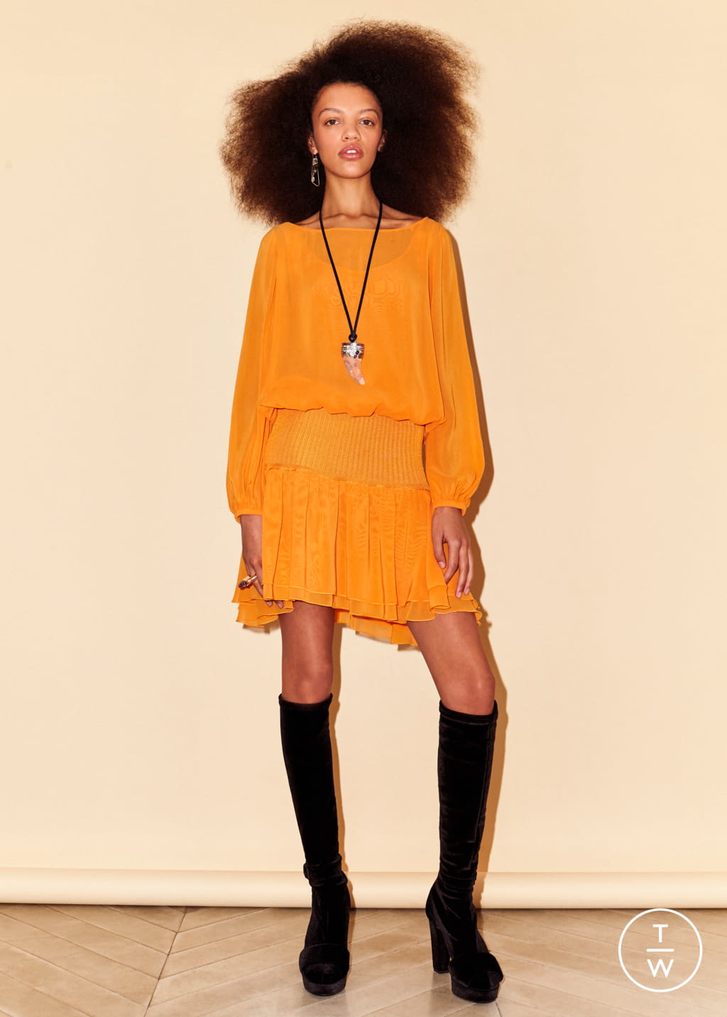 Fashion Week Paris Pre-Fall 2019 look 22 from the Sonia Rykiel collection 女装