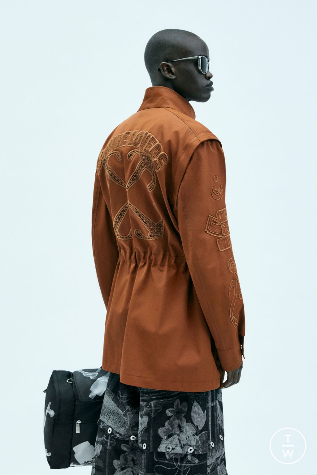 Fashion Week Paris Resort 2024 look 22 from the Off-White collection womenswear