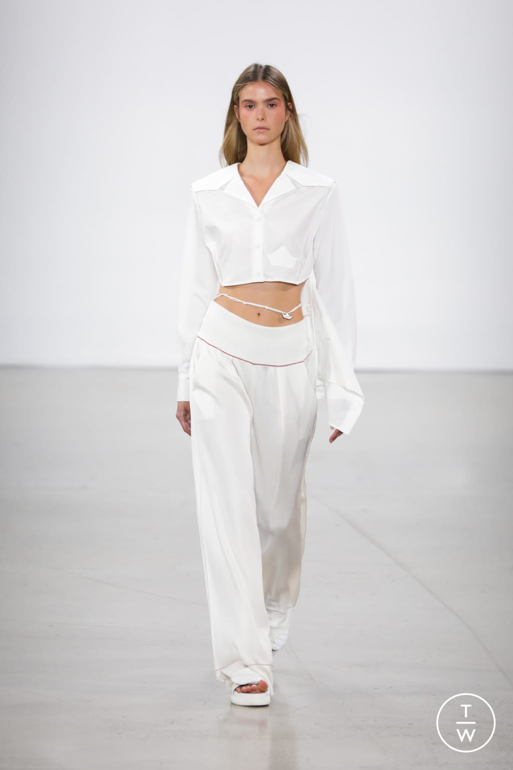Fashion Week New York Spring/Summer 2022 look 22 from the Bevza collection womenswear