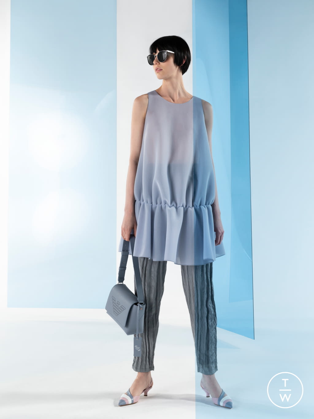 Fashion Week Milan Resort 2020 look 20 de la collection Emporio Armani womenswear