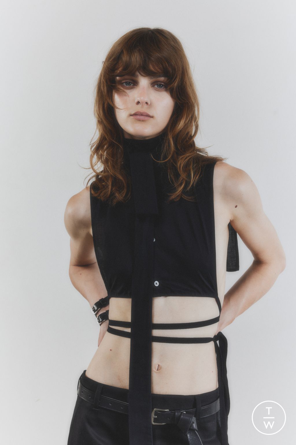 Fashion Week Paris Resort 2026 look 22 from the Ann Demeulemeester collection womenswear