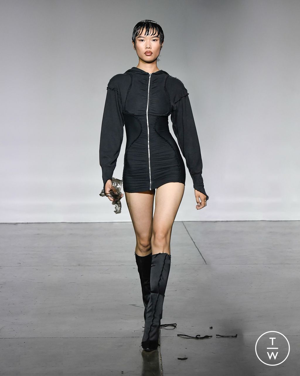 Fashion Week New York Spring/Summer 2024 look 23 from the Sami Miró Vintage collection womenswear