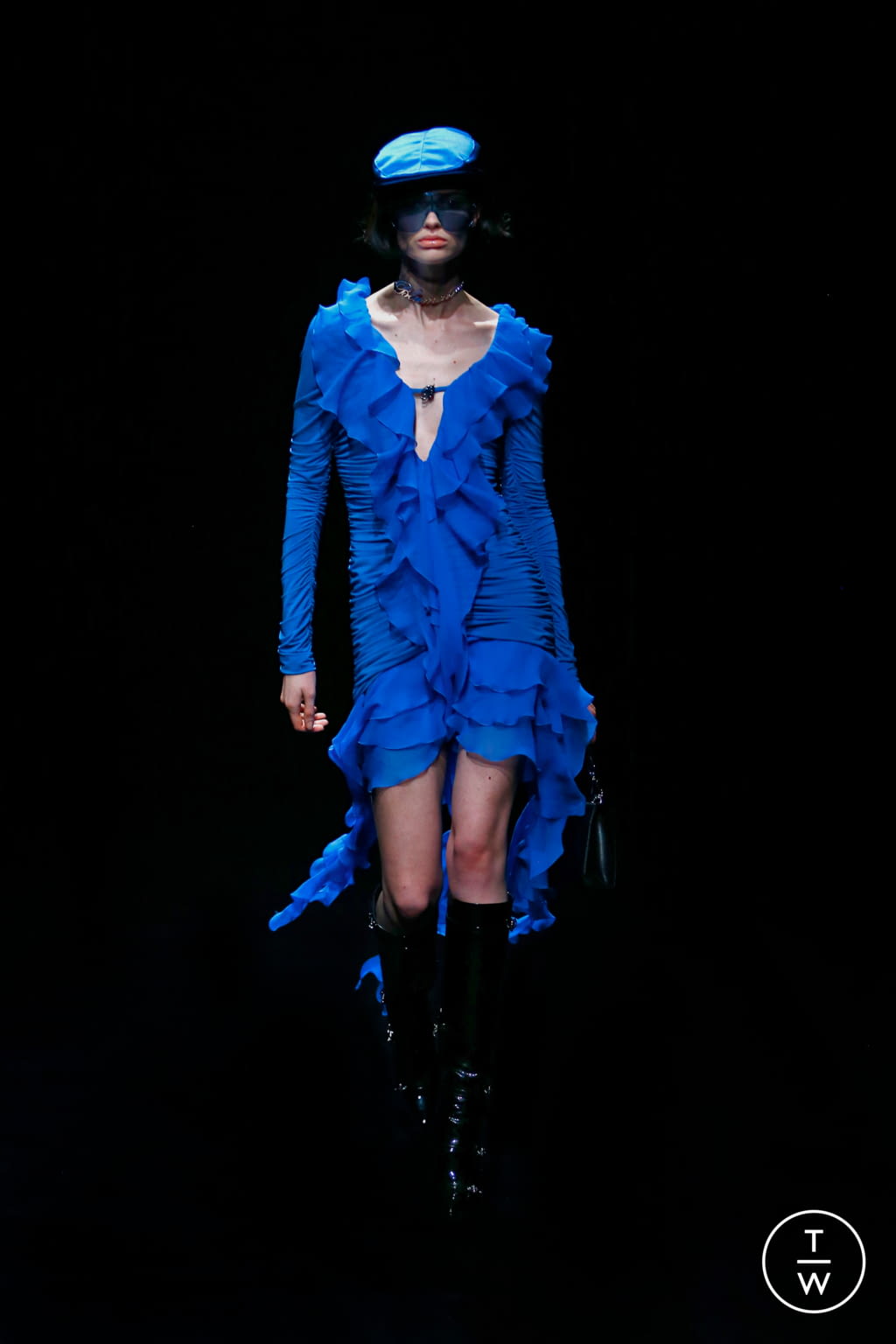 Fashion Week Milan Fall/Winter 2021 look 22 from the Blumarine collection womenswear