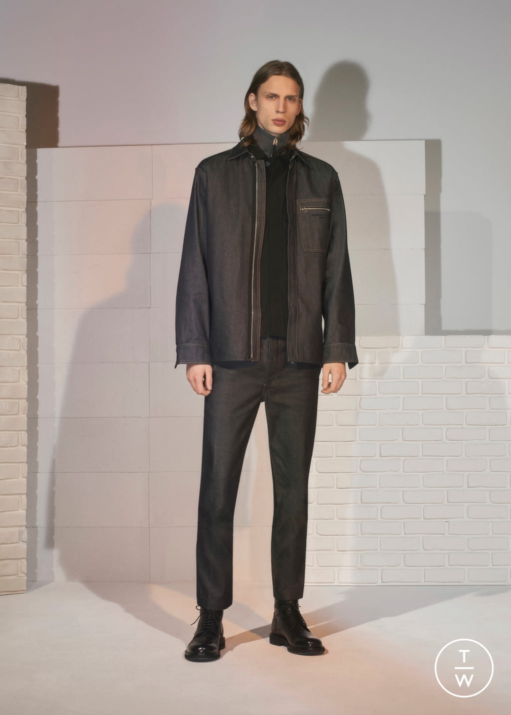 Fashion Week Paris Fall/Winter 2019 look 22 from the Maison Kitsuné collection 男装
