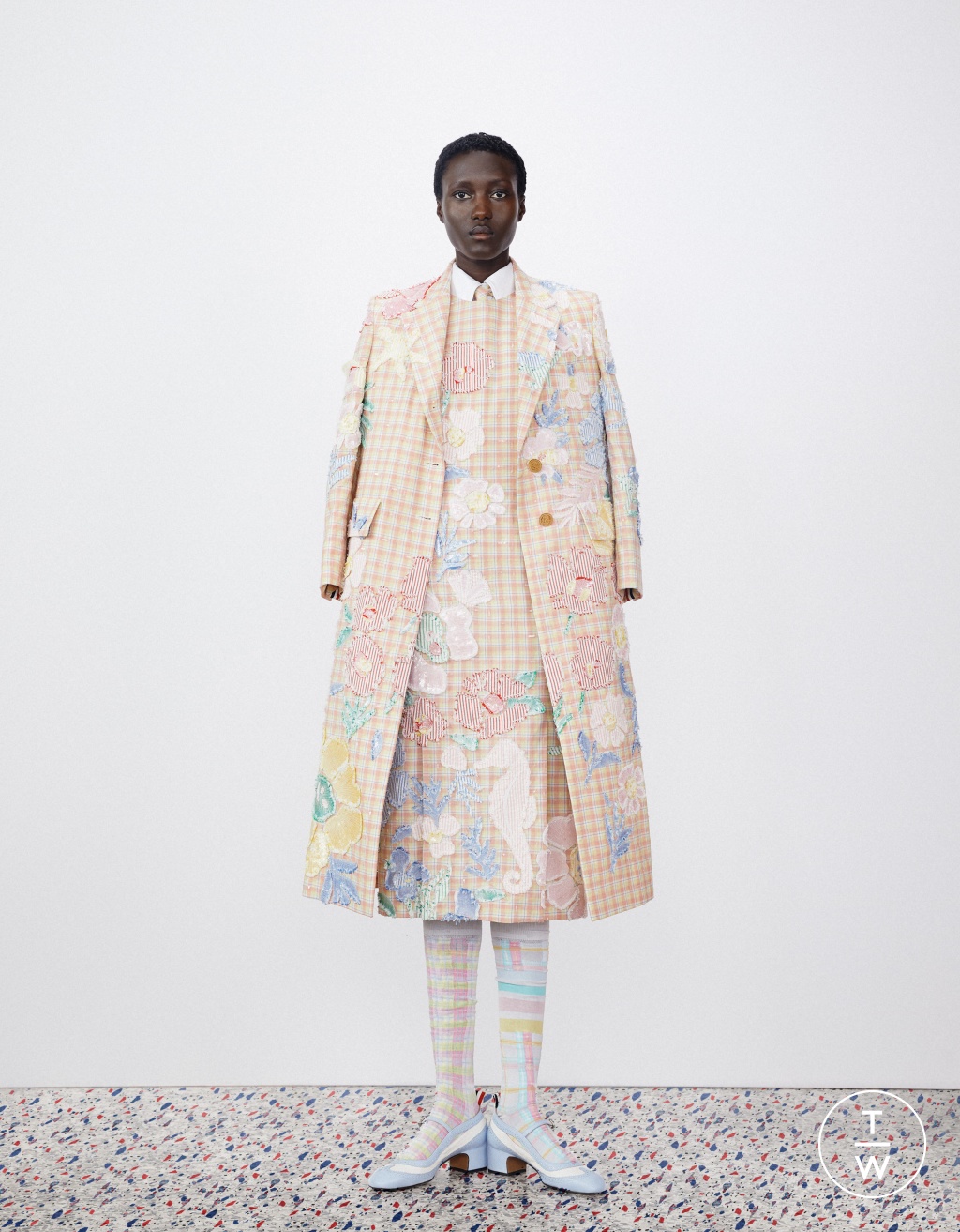 Fashion Week Paris Resort 2020 look 22 from the Thom Browne collection womenswear