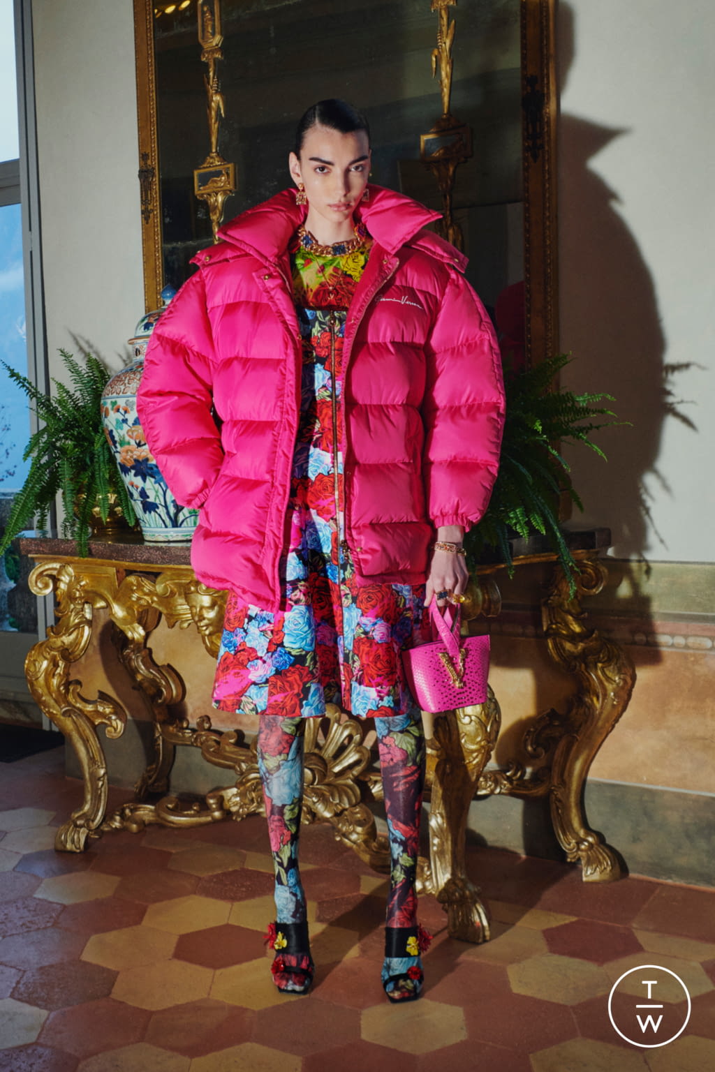 Fashion Week Milan Pre-Fall 2020 look 22 from the Versace collection womenswear