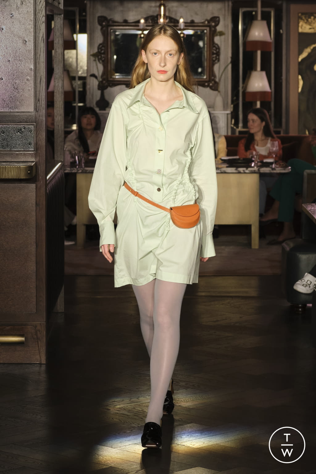 Fashion Week London Fall/Winter 2022 look 7 from the Rejina Pyo collection womenswear