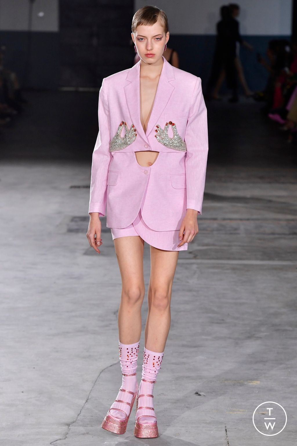 Fashion Week Milan Spring/Summer 2023 look 30 from the Vivetta collection 女装