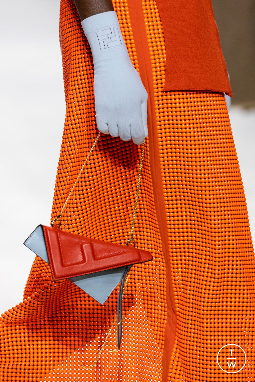 Fashion Week Milan Spring/Summer 2024 look 23 from the Fendi collection womenswear accessories
