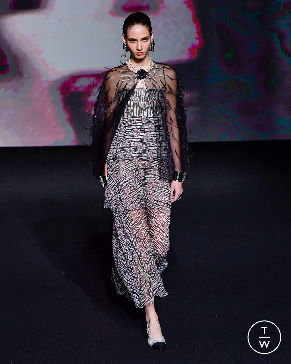 Fashion Week Paris Spring/Summer 2023 look 46 from the Chanel collection 女装