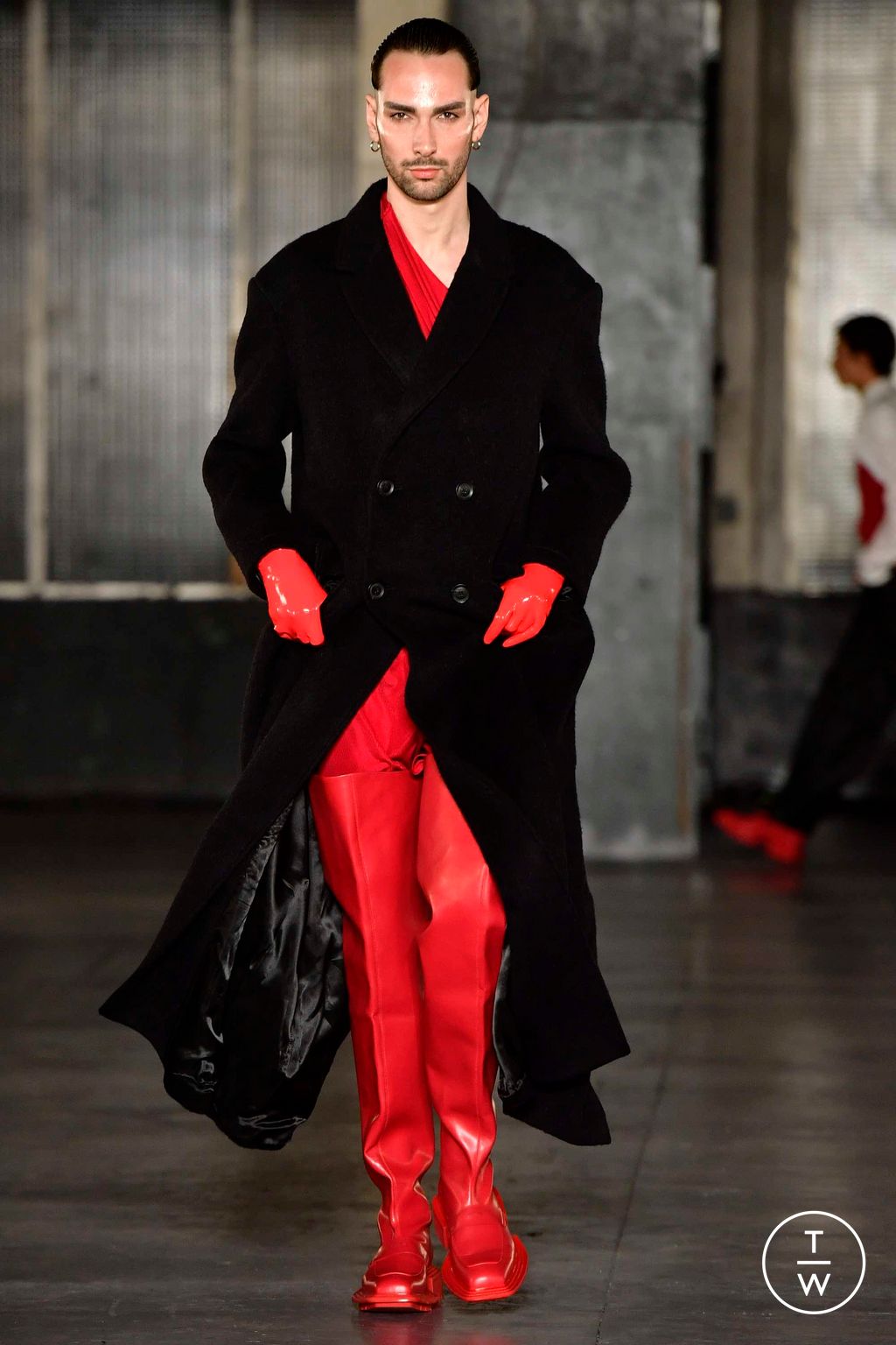 Fashion Week Paris Fall/Winter 2023 look 15 de la collection Louis Gabriel Nouchi menswear