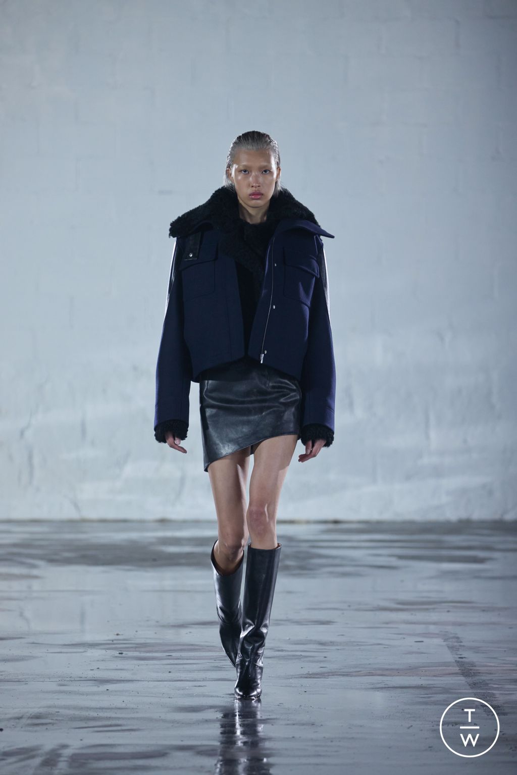 Fashion Week New York Fall/Winter 2023 look 22 from the Helmut Lang collection womenswear