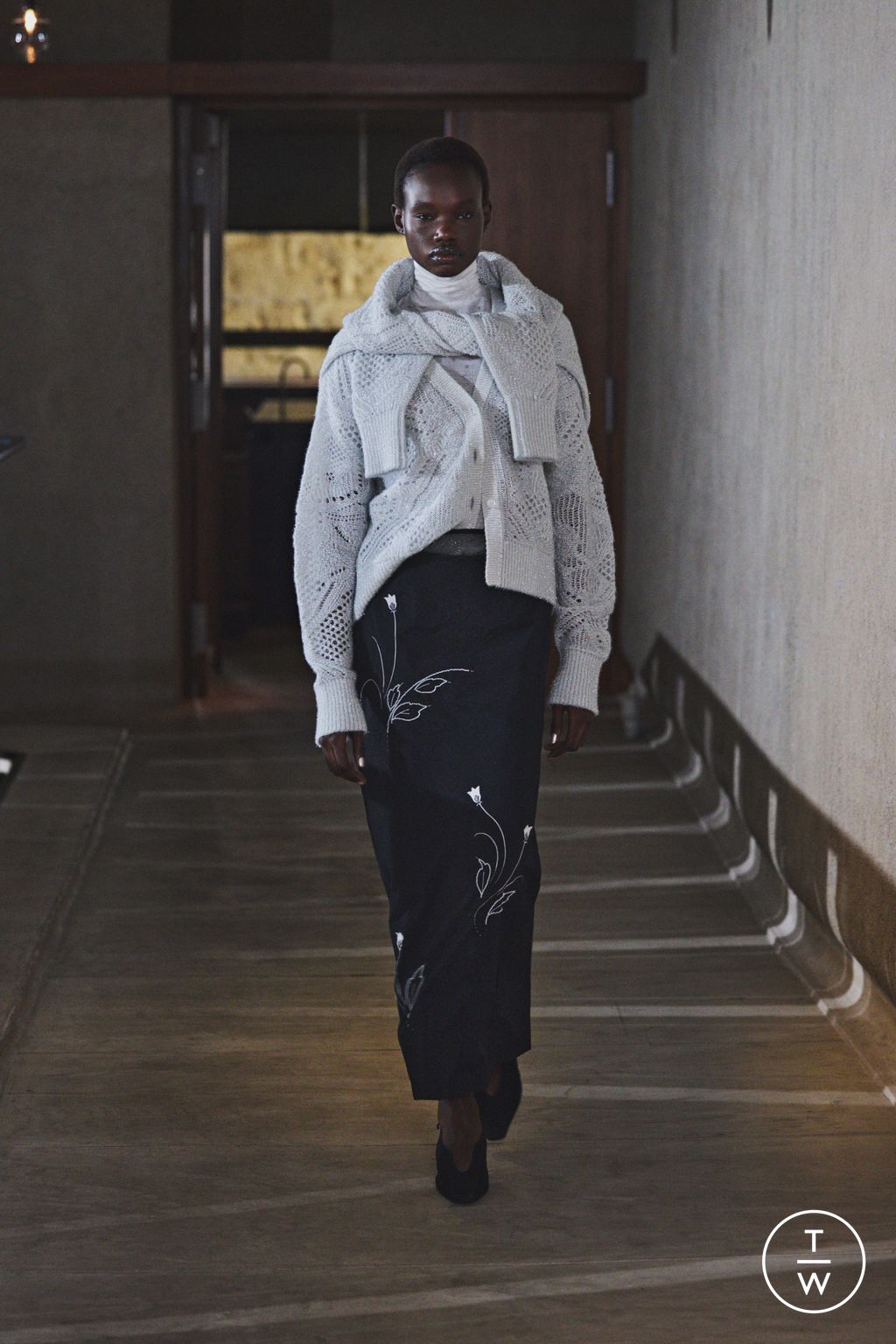 Fashion Week Paris Spring/Summer 2026 look 22 from the Mame Kurogouchi collection womenswear