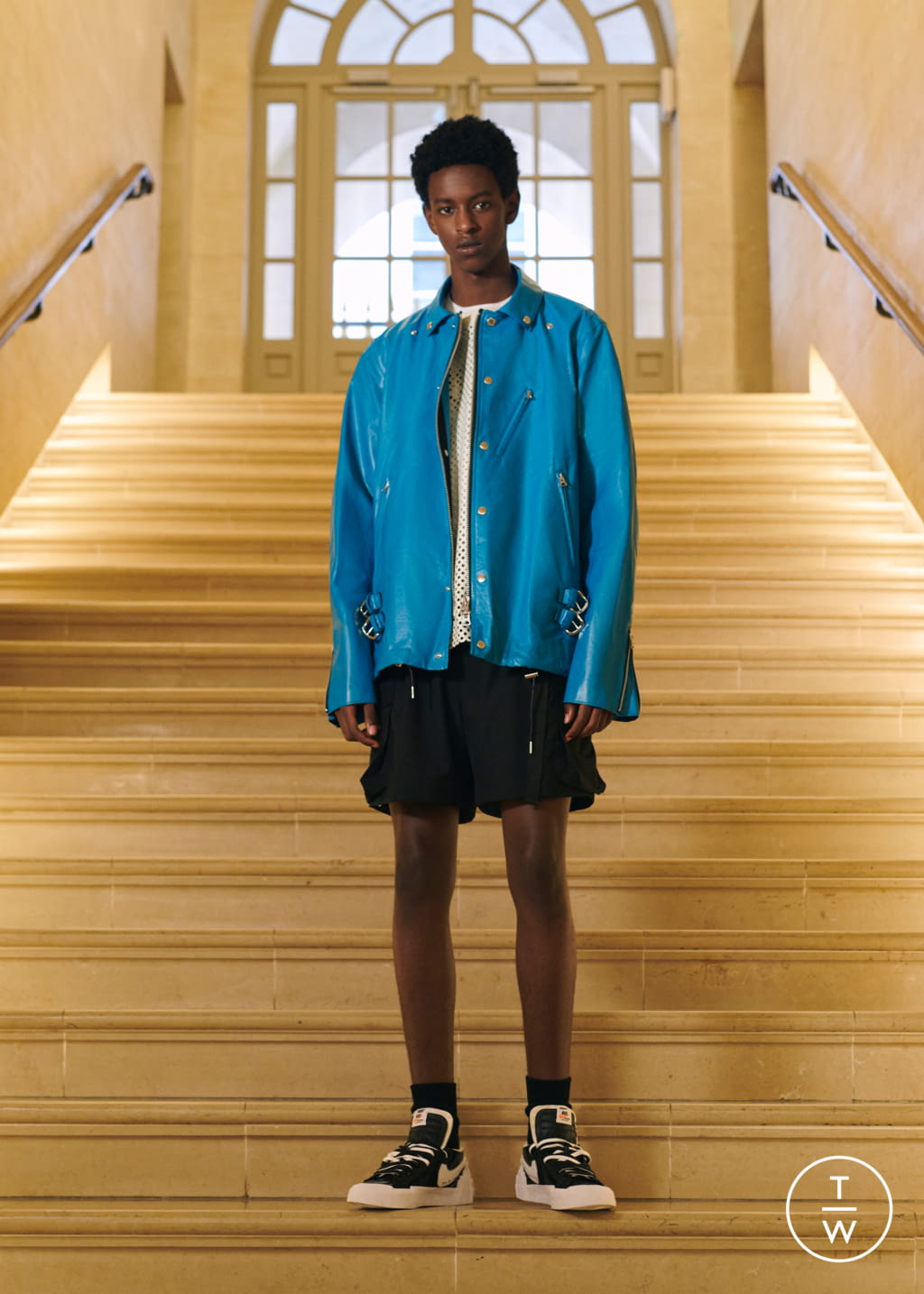 Fashion Week Paris Spring/Summer 2022 look 15 from the Sacai collection menswear