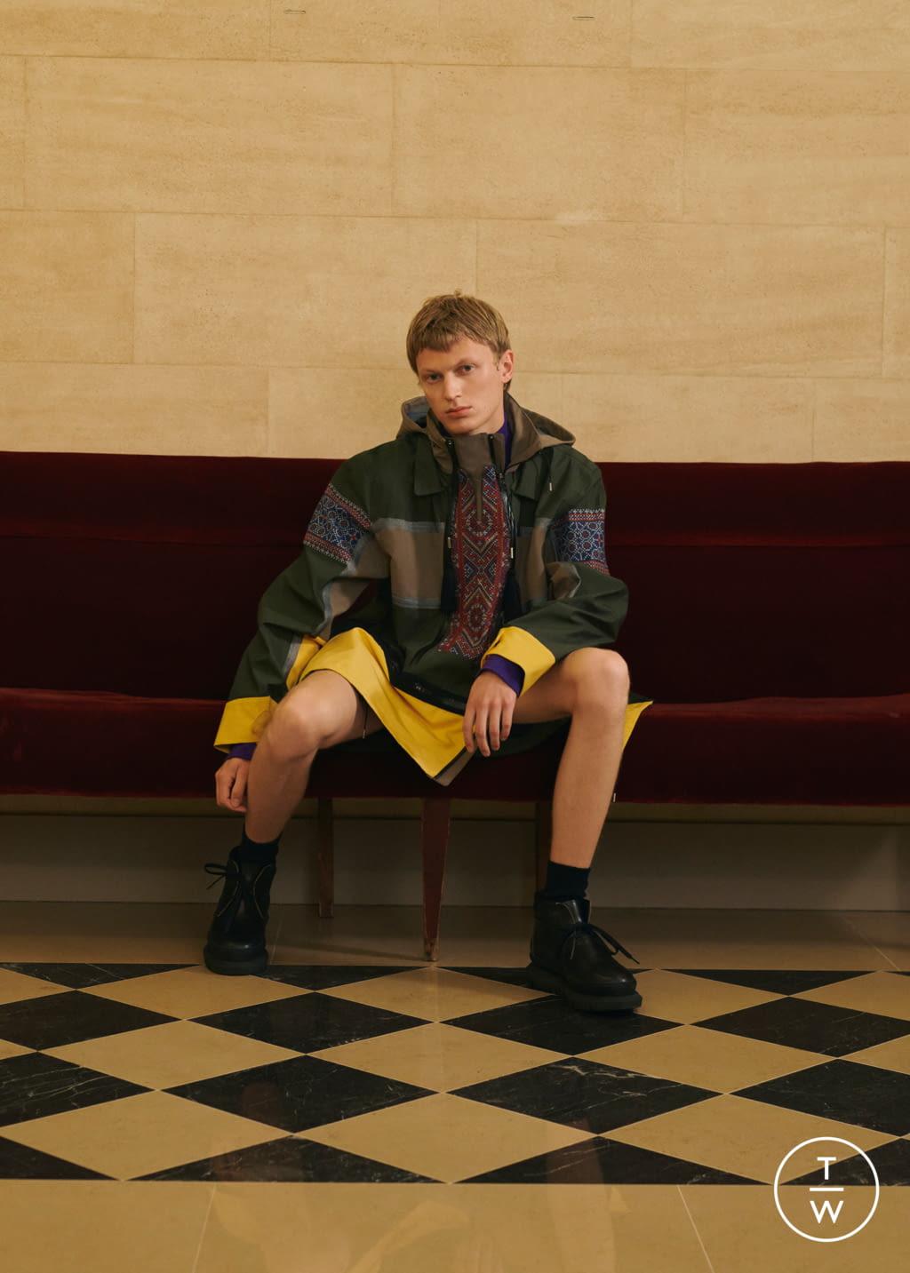 Fashion Week Paris Spring/Summer 2022 look 30 from the Sacai collection menswear