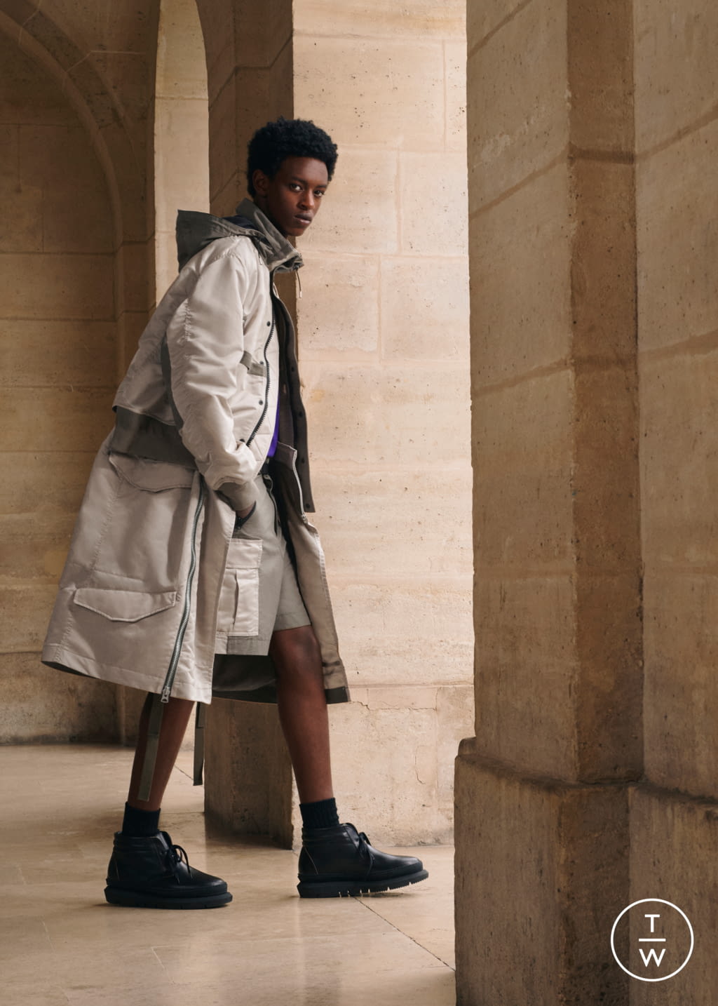 Fashion Week Paris Spring/Summer 2022 look 34 from the Sacai collection menswear
