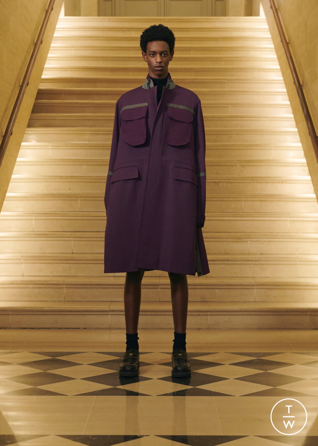 Fashion Week Paris Spring/Summer 2022 look 6 from the Sacai collection menswear