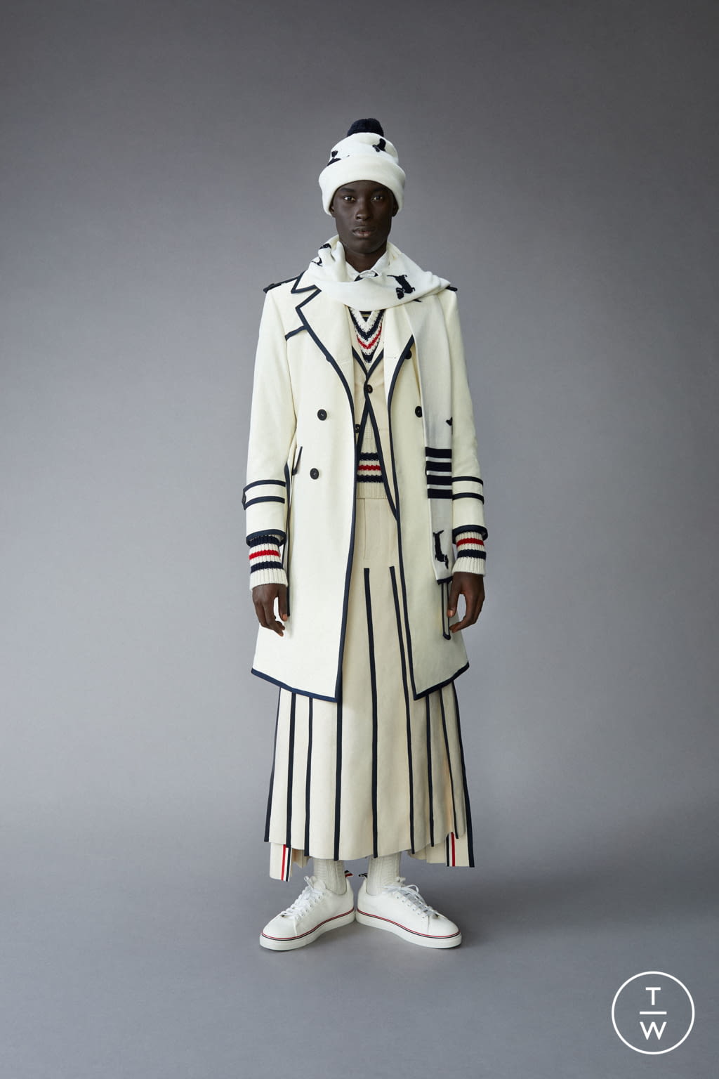 Fashion Week Paris Pre-Fall 2021 look 23 from the Thom Browne collection menswear