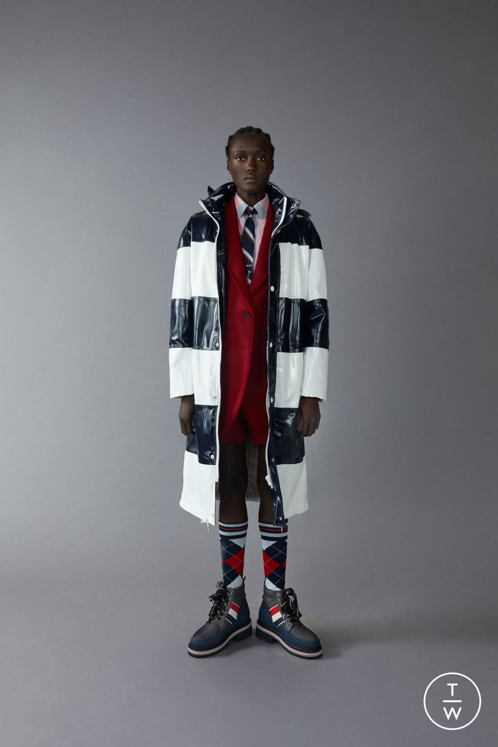 Fashion Week Paris Pre-Fall 2020 look 23 from the Thom Browne collection 女装