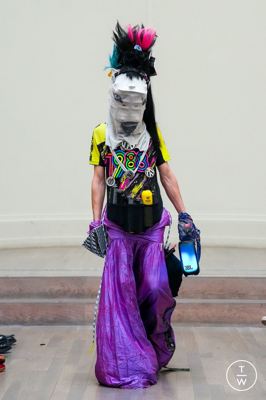 Fashion Week London Fall/Winter 2023 look 23 from the NOKI collection womenswear