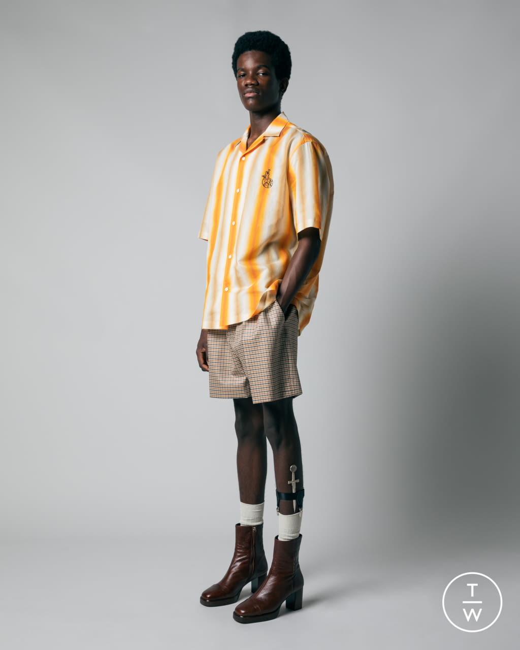 Fashion Week Paris Spring/Summer 2022 look 22 from the EGONlab collection menswear