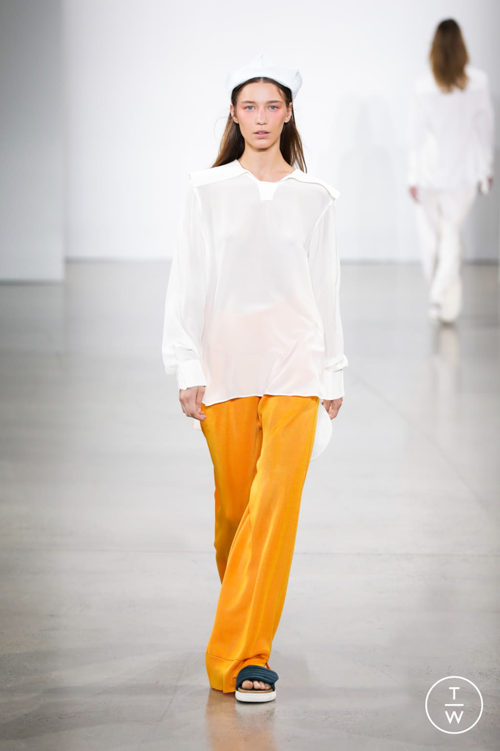 Fashion Week New York Spring/Summer 2022 look 23 from the Bevza collection womenswear