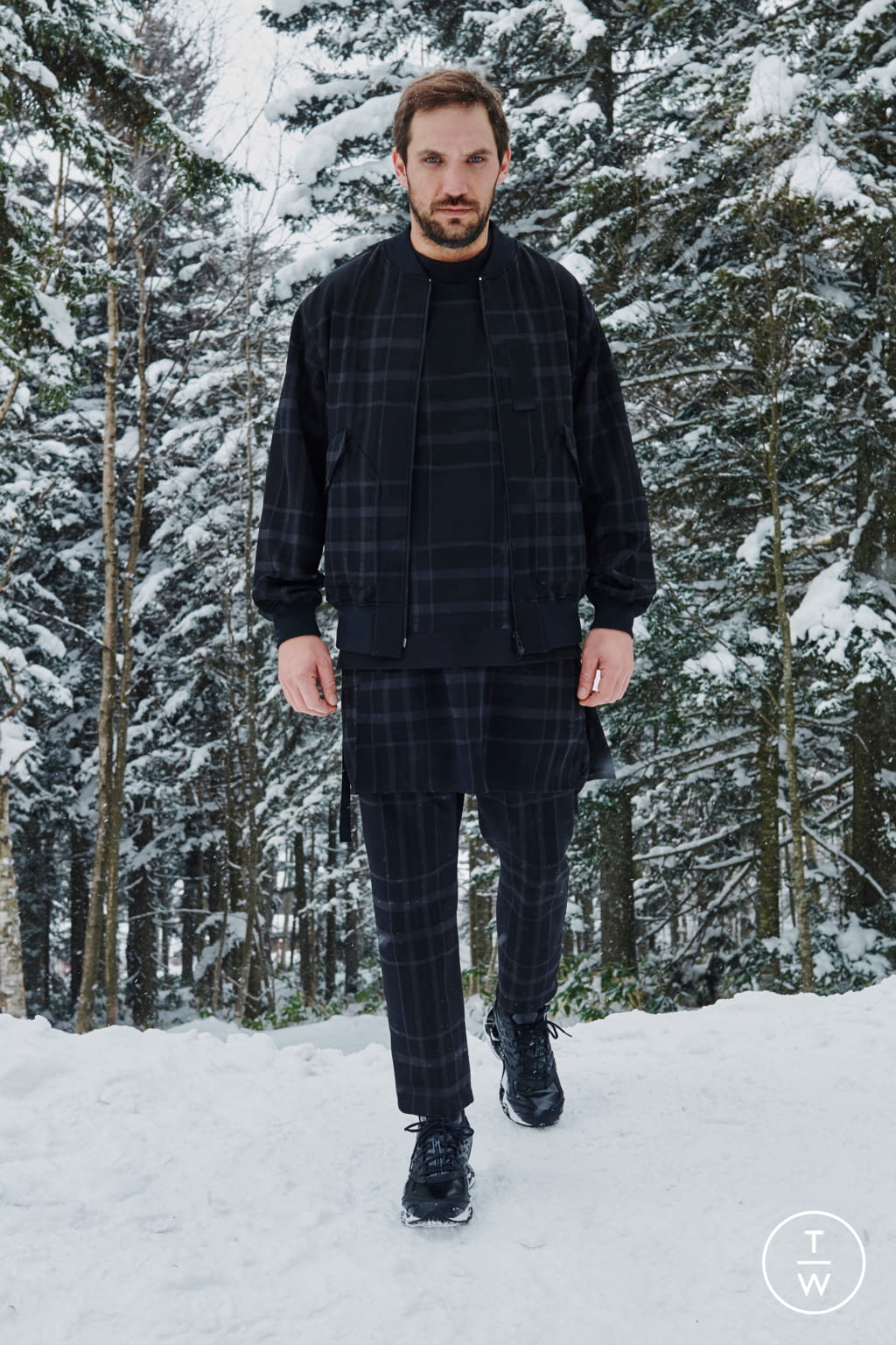 Fashion Week Paris Fall/Winter 2021 look 23 from the White Mountaineering collection menswear
