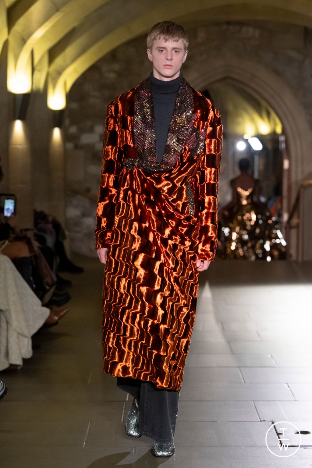 Fashion Week London Fall/Winter 2024 look 24 from the MITHRIDATE collection 女装