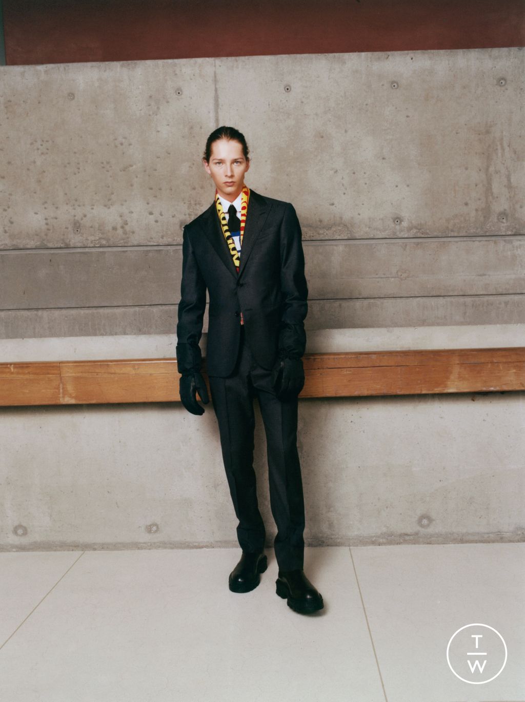 Fashion Week Paris Resort 2023 look 24 from the Louis Vuitton collection menswear