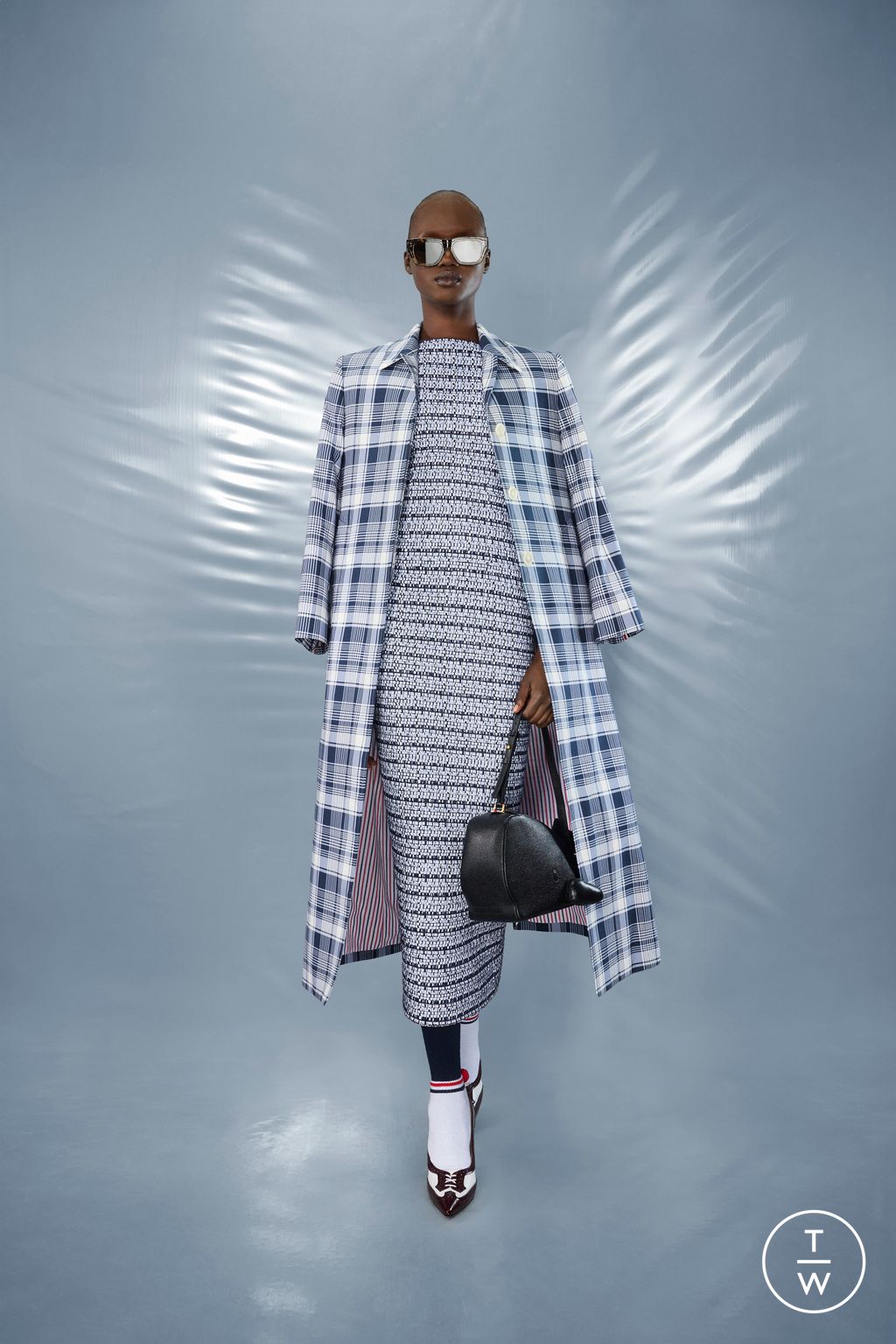 Fashion Week New York Resort 2025 look 24 from the Thom Browne collection 女装