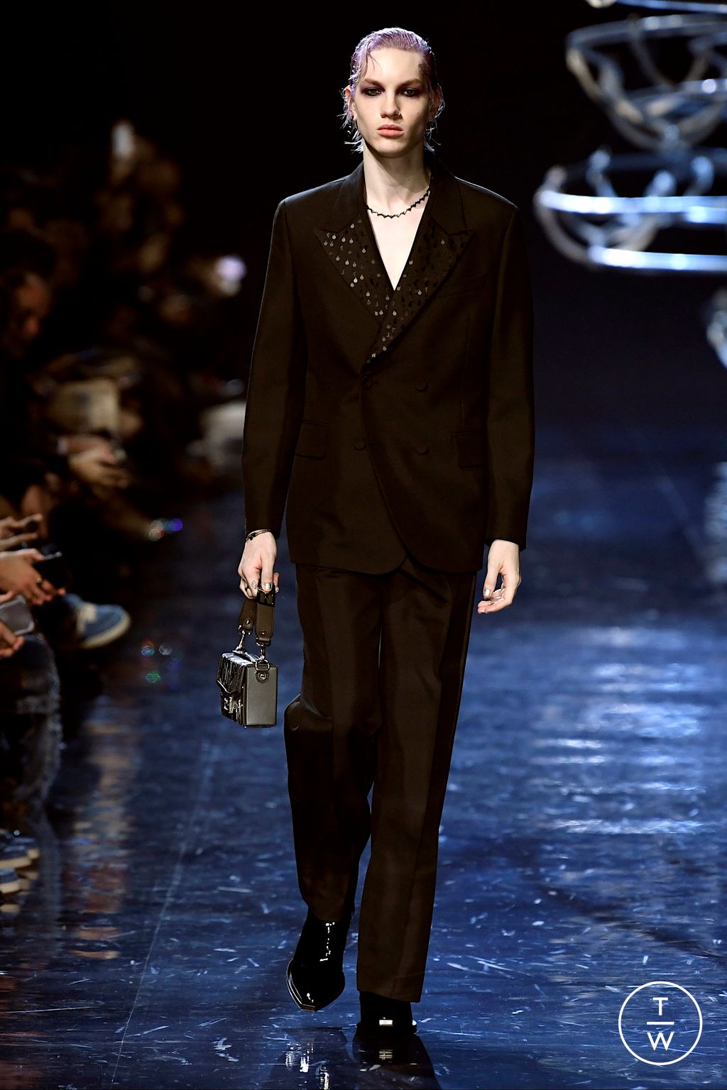 Fashion Week Milan Fall/Winter 2023 look 55 from the Fendi collection menswear