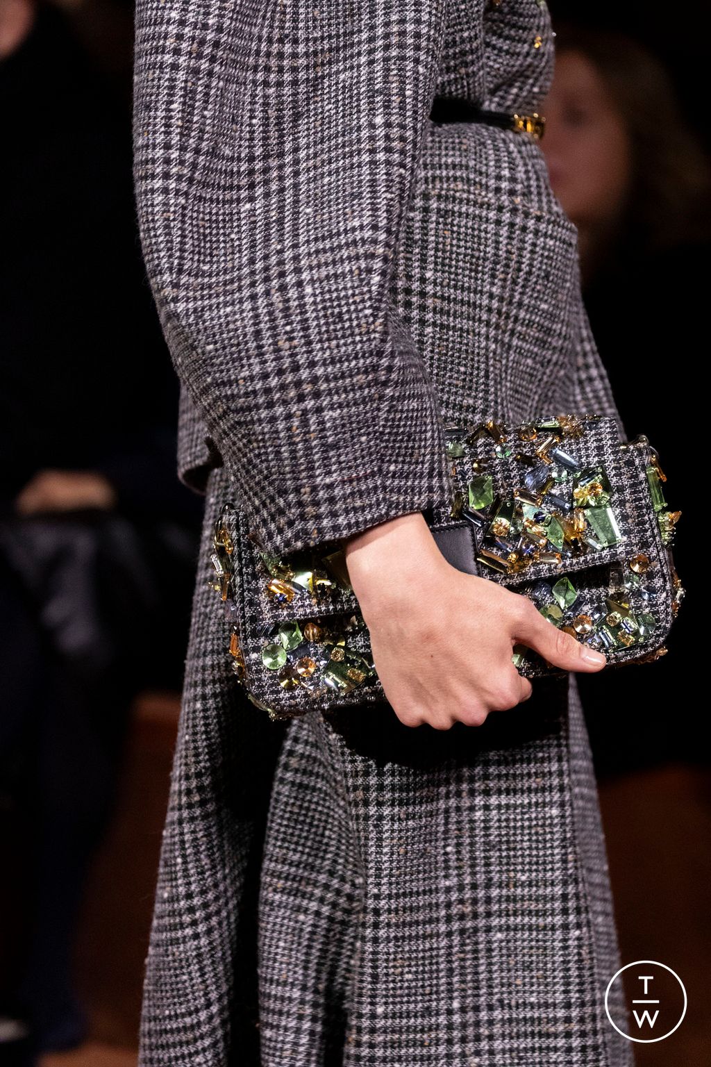 Fashion Week Milan Fall/Winter 2025 look 67 from the Fendi collection 女装配饰