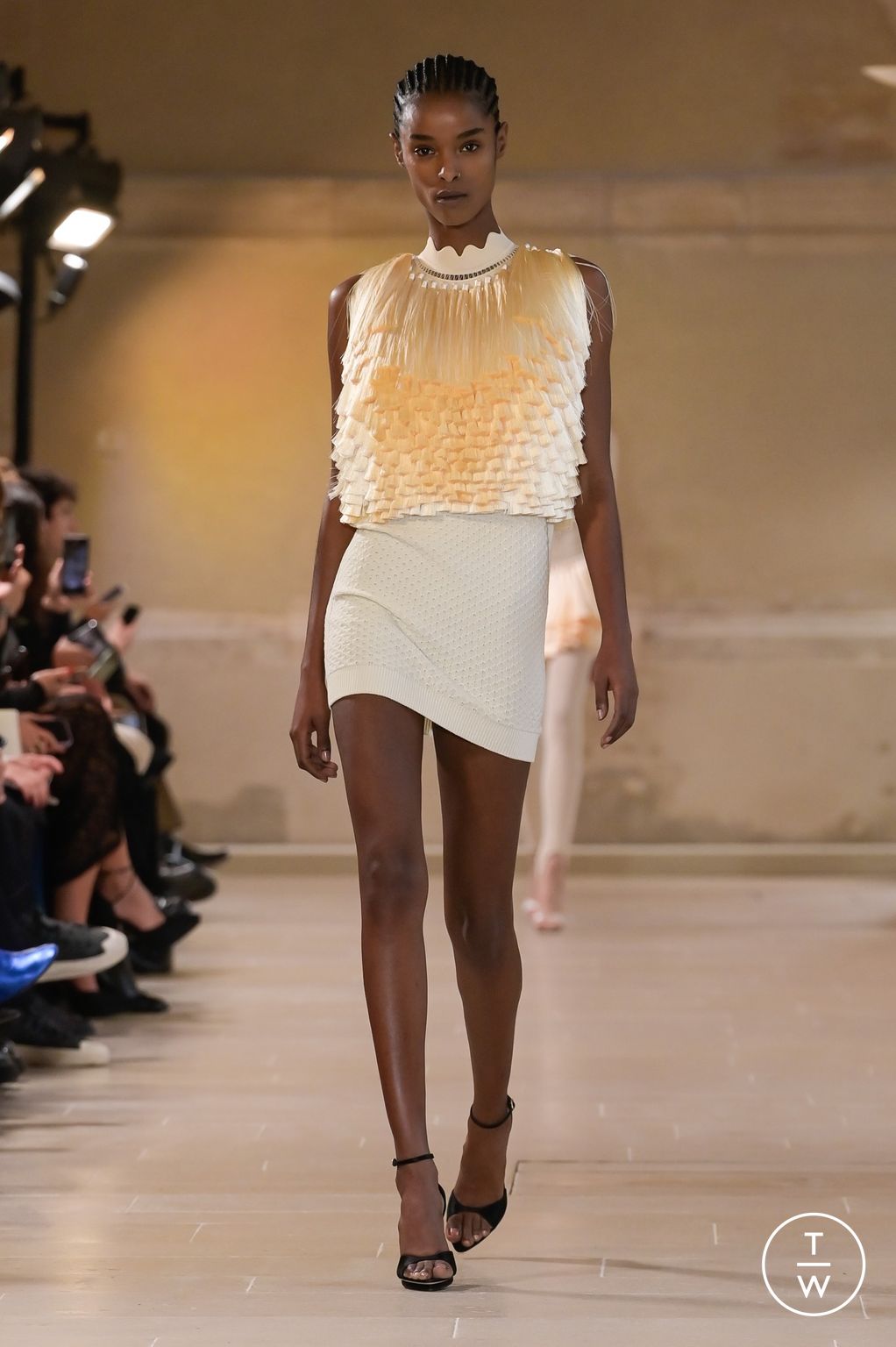 Fashion Week Paris Spring/Summer 2023 look 38 from the Victoria Beckham collection womenswear