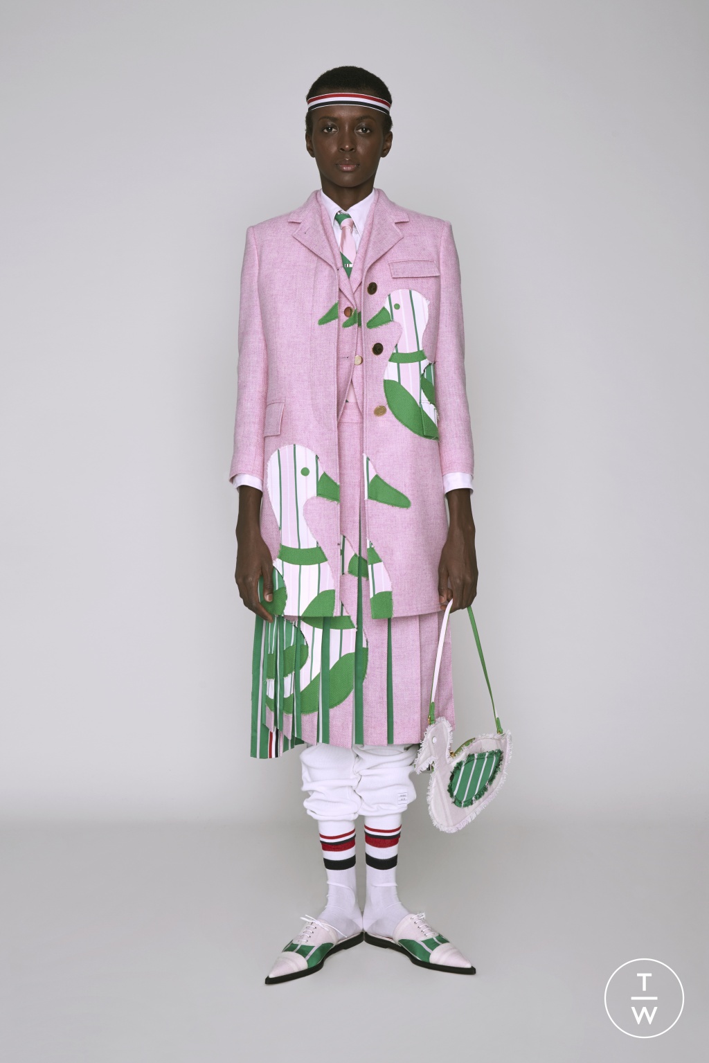 Fashion Week Paris Pre-Fall 2019 look 24 from the Thom Browne collection womenswear