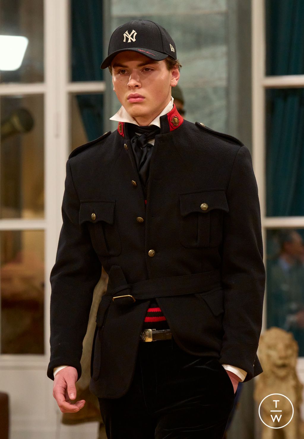 Fashion Week Milan Fall/Winter 2026 look 25 from the Polo Ralph Lauren collection 男装配饰
