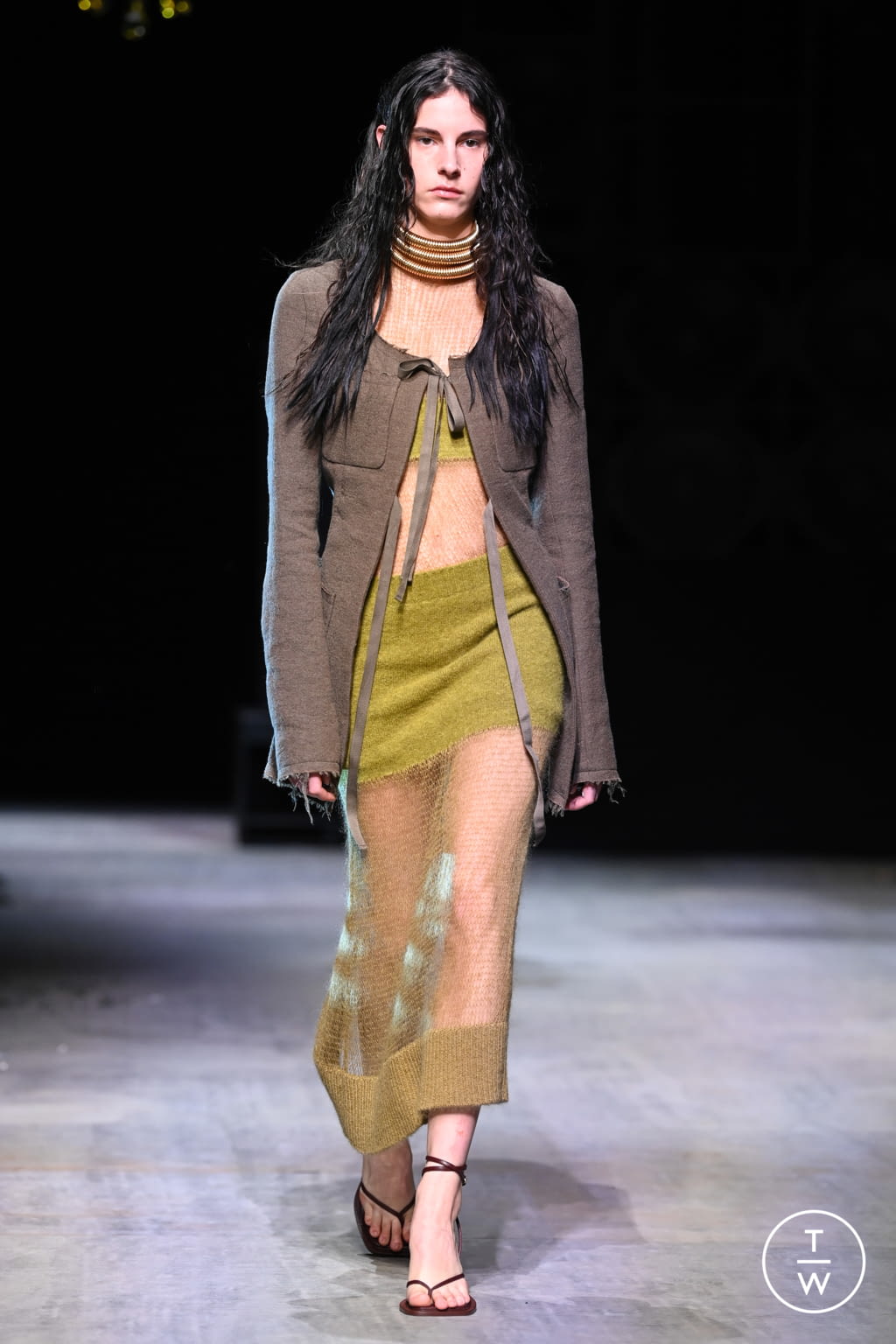 Fashion Week Milan Fall/Winter 2021 look 24 from the Sportmax collection 女装