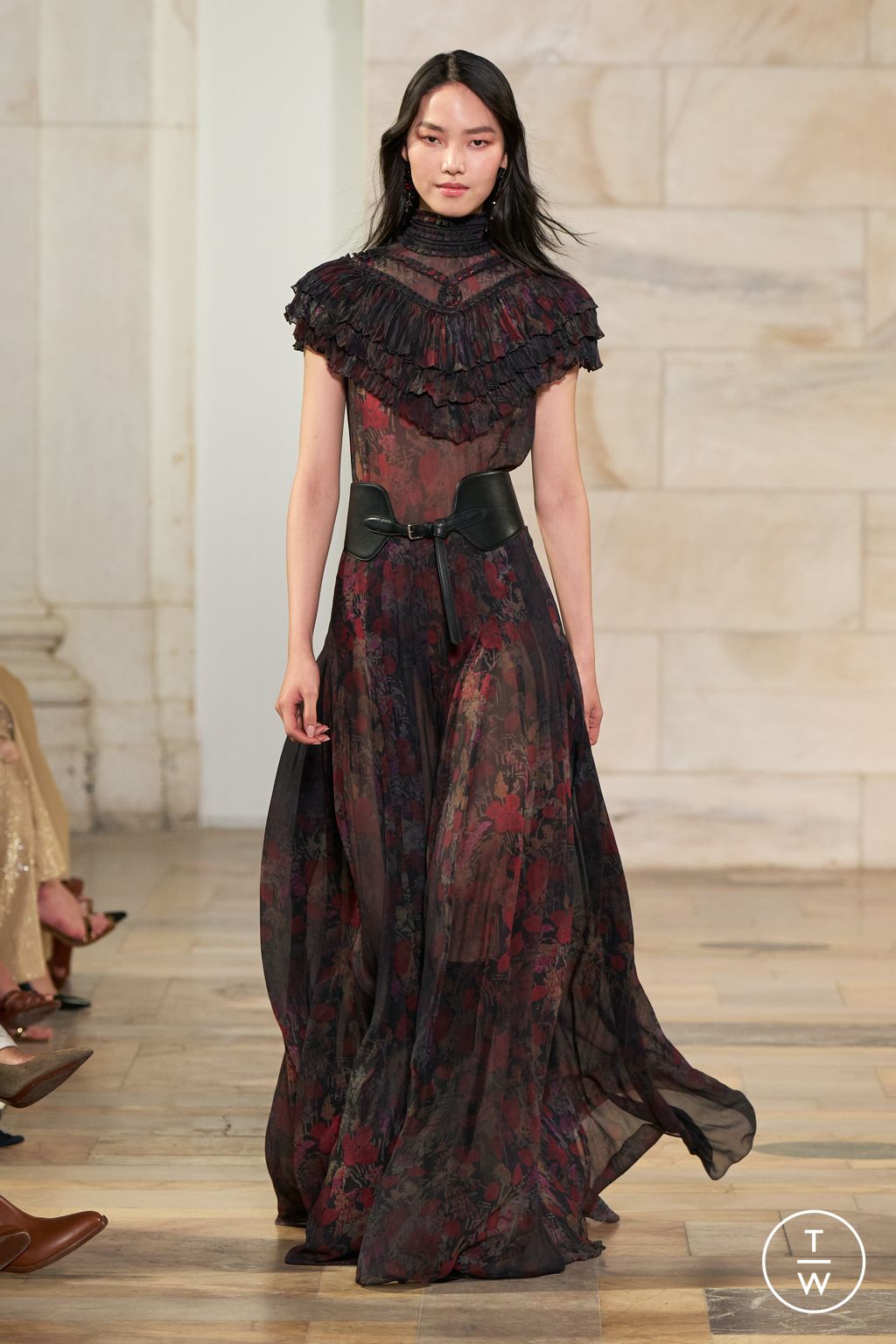 Fashion Week New York Fall/Winter 2025 look 24 from the Ralph Lauren collection womenswear