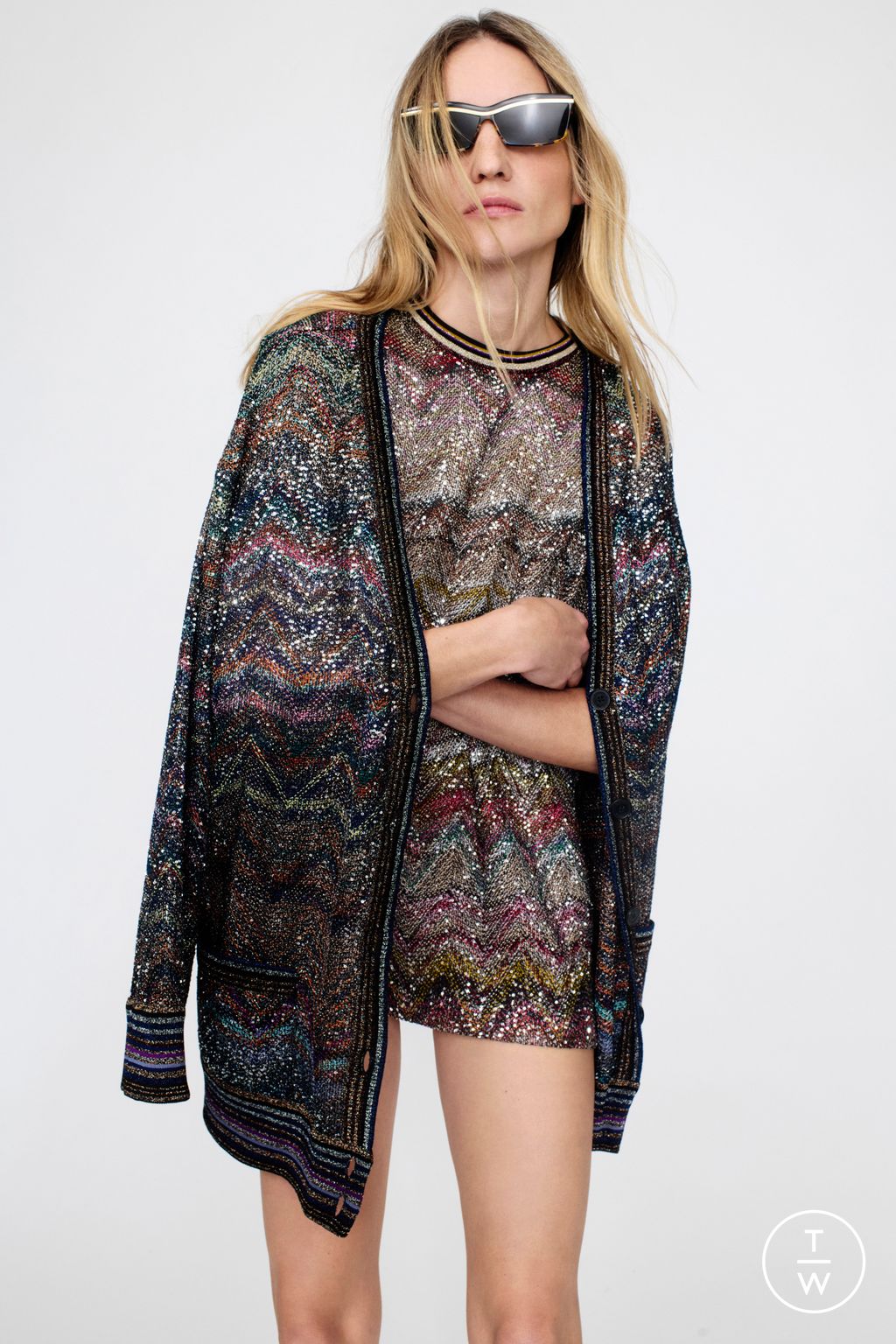 Fashion Week Milan Pre-Fall 2025 look 24 de la collection Missoni womenswear