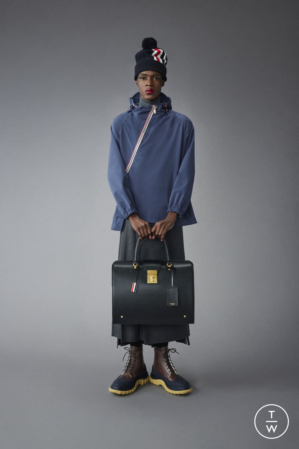 Fashion Week Paris Pre-Fall 2022 look 27 from the Thom Browne collection 男装