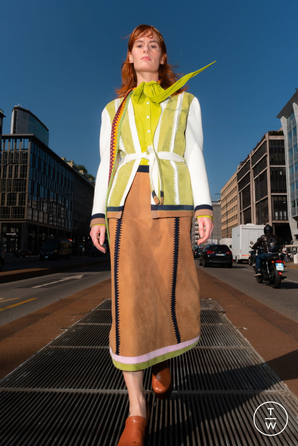 Fashion Week Milan Resort 2022 look 24 from the Marni collection 女装